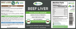 Grassland Nutrition Freeze-Dried Beef Liver Capsules (Halal)