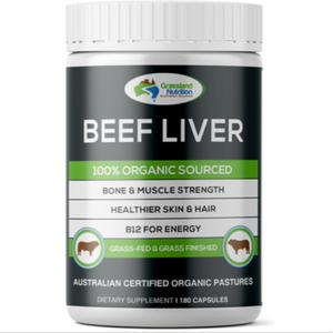 Grassland Nutrition Freeze-Dried Beef Liver Capsules (Halal)